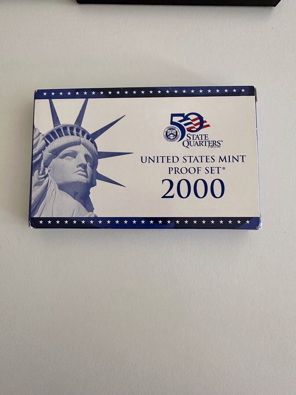 2000 S United States Mint Proof Set (10 coins)