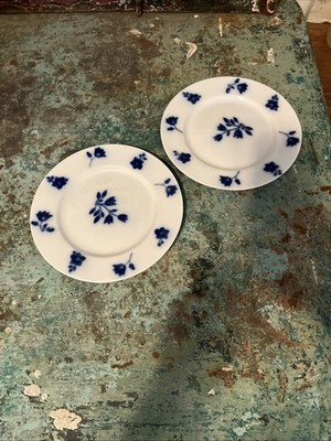 Williams-Sonoma FLOW BLUE - Lot of 2 Salad Dessert Plates 7.75 