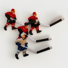 Vintage Stiga Table Hockey Figures Lot of 4 Mixed Replacement Parts Players