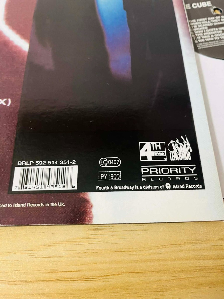 Ice Cube / The Predator 1992 UK Original 1LP Priority Records BRLP