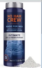 No Hair Crew Intimate Dry  Fresh Body Powder Sweat Defense Odor Control Deodori