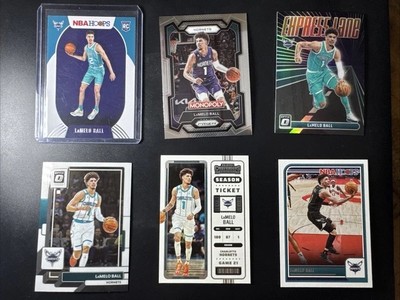 LaMelo Ball Lot Of 6 Cards (2020/21-2023/24) Listed Below Hornets    MINT 