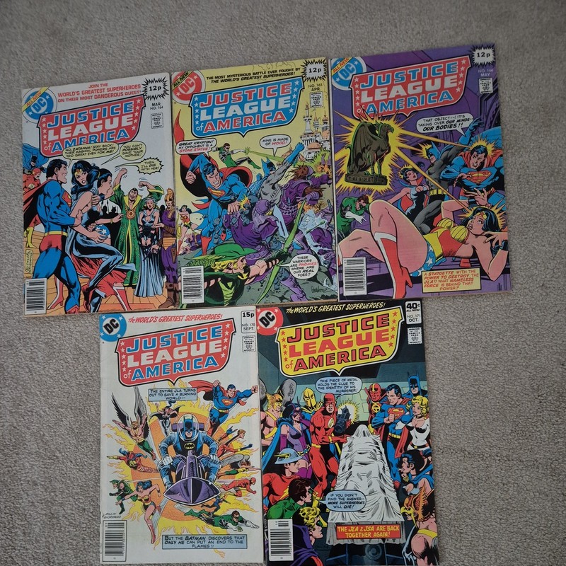 Justice League Of America 164 165 166 170 171 Bronze Age Lot