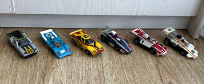 1977 LOT IDEAL TCR Formula 1 RACING SLOT CAR von 6 Stück (HO SCALE) UNGETESTET
