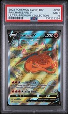 2022 POKEMON SWSH BLACK STAR PROMO #260 FULL ART/CHARIZARD V PSA 9