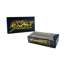 Team Exalt X-Rated 6400mah 135c 2s 7.6v HVX Shorty Lipo Battery EXA3211