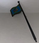 1983 GI Joe Headquarters Commander Center ARAH flag Replacement Part As Seen