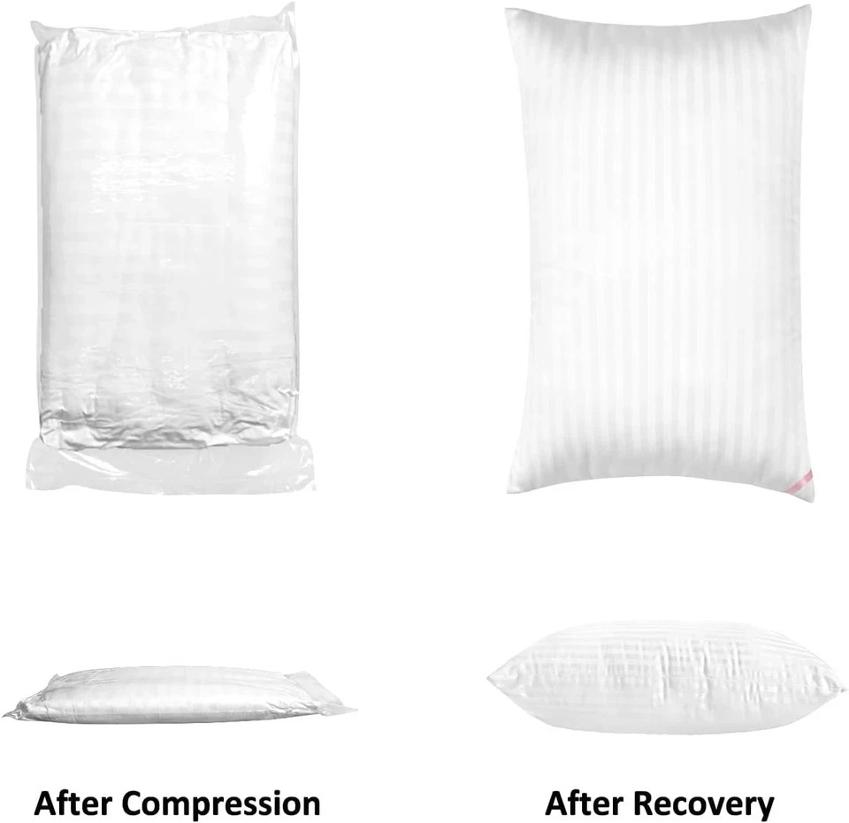 EIUE Hotel Collection Bed Pillows for Sleeping 2 Queen (Pack of 2), White