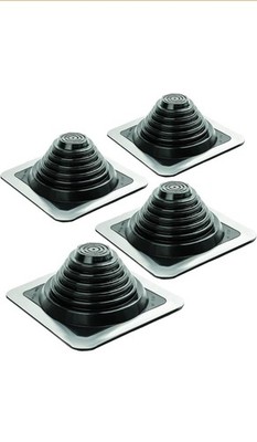 Roof Pipe Flashing Boot for Pipe OD 1/4'' to 5-3/4'' EPDM Metal Roofing Boots 
