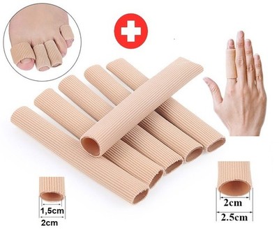 Silikon Zehenschutz Schlauchbandage Fingerbandage Fingerschutz Gel Zehenpolster