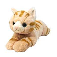 Sun Lemon Knee Cat Brown M 25×39×12cm Stuffed Animal P-1812