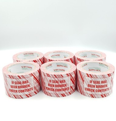 3 Inch x 110 Yards PrePrinted Packing Tape,IF Seal HAS Been Broken,Check Cont...
