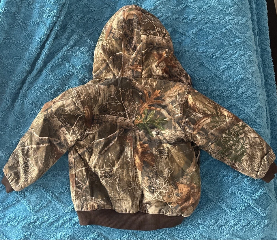 Abrigo de caza/invierno camuflaje montaña azul para niños talla juvenil pequeño (6-8) Foto 2 de 3