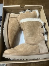 US Size 7 - UGG Women's Bailey Bow Boot in Chestnut Brown