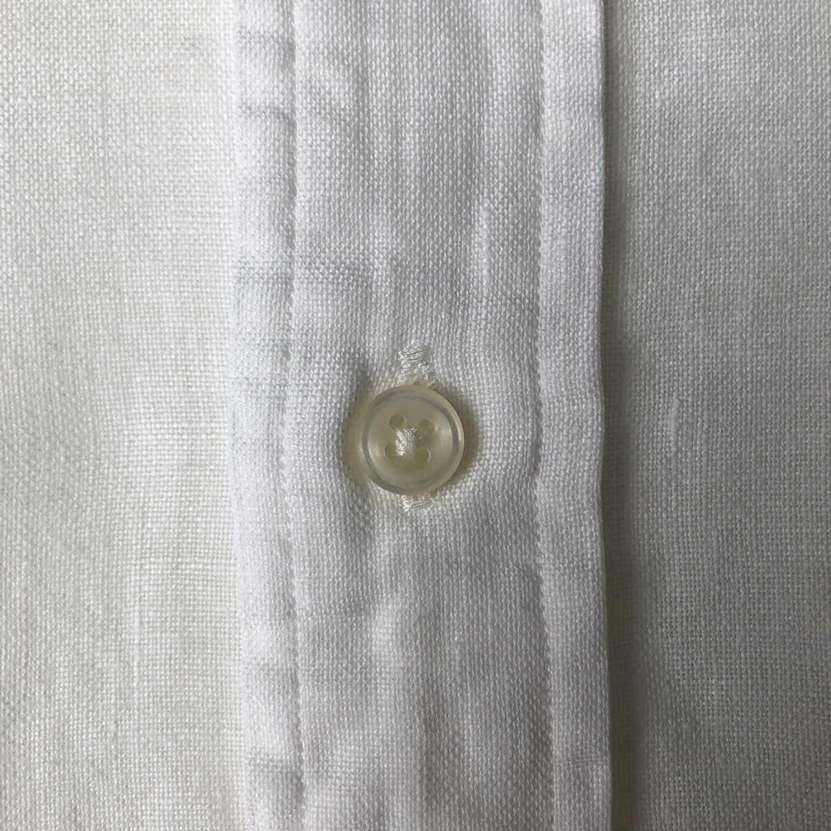 Used Ralph Lauren Custom Fit long-sleeved linen button-down shirt men's size L thumbnail 6