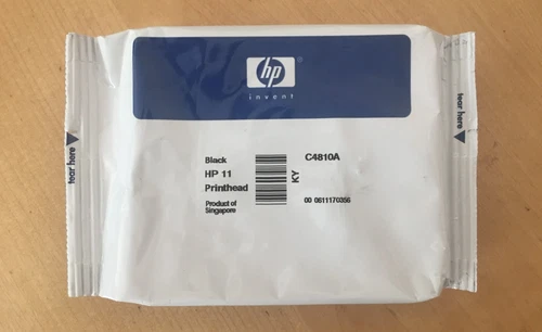 Genuine HP 11 Printhead BLACK  DESIGNJET 100 110 120 - UK INC VAT ORIGINAL
