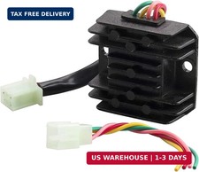 12V Voltage Regulator Rectifier, 4 Wires Voltage Regulator Replacement for GY...