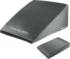 Satin Bed Wedge Pillow Cover Silky & Smooth Wedge Pillowcase 1 Pack 24X24X12.5, 