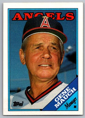 1988 Topps Gene Mauch California Angels #774