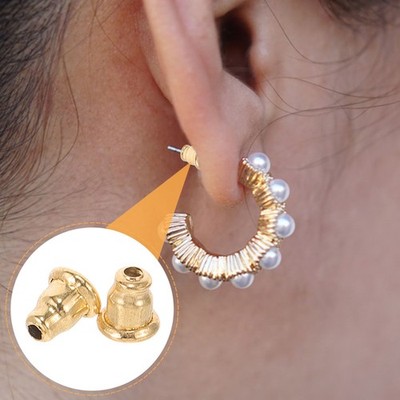  100 Pcs Ersatz-ohrringverschlüsse Ohrschmuck-rückseite Sicherheitsohrringrücken