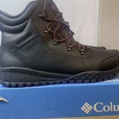 Columbia Fairbanks Rover II Mid Calf Snow Boots Mens US 14 Black Waterproof NEW!