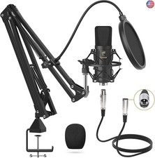 XLR Condenser Microphone, TONOR Professional Cardioid Studio Mic Kit with T20