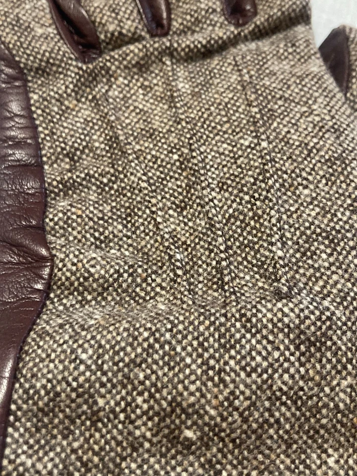 Перчатки из натуральной кожи Brooks Brothers 100% шерсть кашемир размер 8 сделано в Италии - Изображение 3 из 4