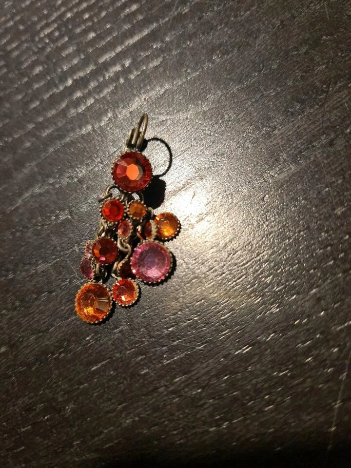 Konplott Ohrhänger Waterfalls orange/koralle/pink *top - Bild 2 von 4