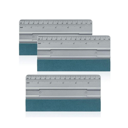 Gomake Vinyl Wrap Squeege 6 Inch Scraper with Ruler and Micro-Fiber ...