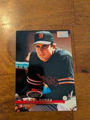 1993 Stadium Club #245 Dave Burba First Day Production