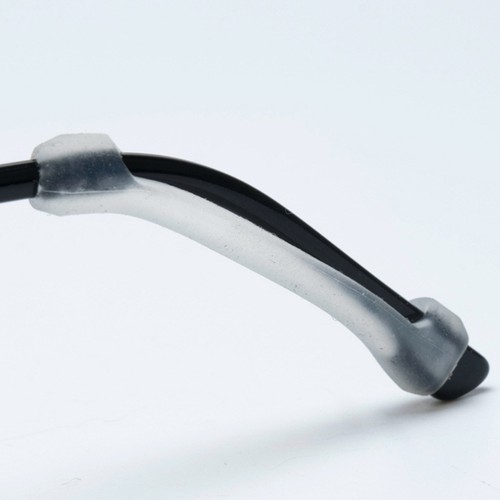 8 Paia Antiscivolo Gambe Piedi Copri Occhiali Fermaocchi Silicone Gancio Orecchio - Foto 6 di 11