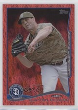 2014 Topps Red Hot Foil Clayton Richard #186 1by