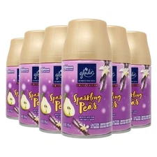 6-Pack Glade Automatic Spray Air Freshener Refills, Sparkling Pear Scent, 6.2 oz