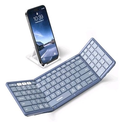 Samsers Foldable Bluetooth Keyboard  Full-Size Wireless w/Phone Stand FREE SHIP