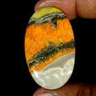 65.80Cts Natural Bumble Bee Jasper Oval Cabochon loose Gemstone
