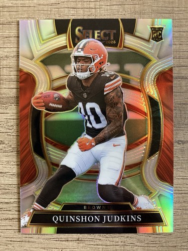 2025 Panini Select Quinshon Judkins RC Rookie Concourse #55 Silver Prizm