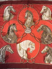 HERMÈS Tuch  100% Seide, Gebraucht