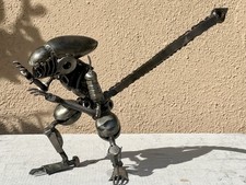 Hand Crafted Nuts and Bolts "Xenomorph Alien " Metal Statue