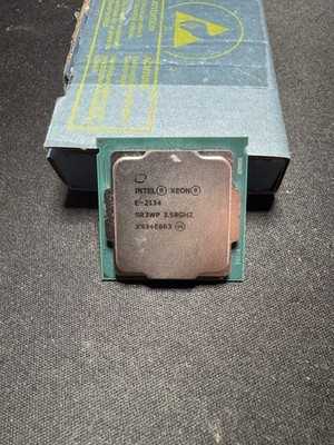 Intel Xeon E-2134 3.50GHz 4-Core SR3WP Server Prozessor CPU LGA1151