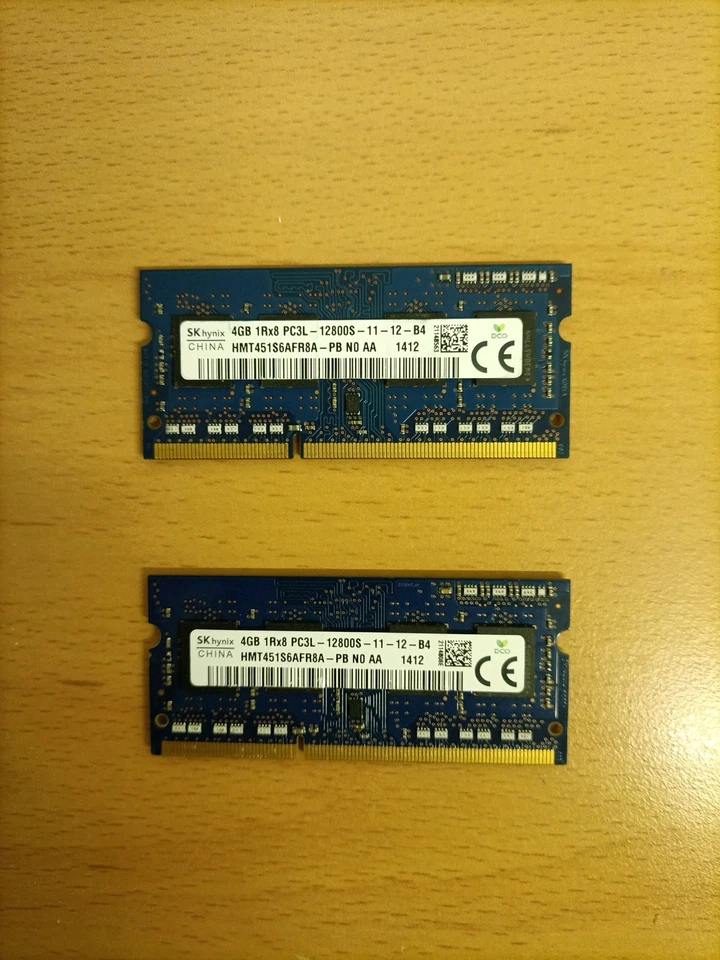 Hynix 8GB 204-Pin SODIMM DDR3 PC3L-12800 Notebook Speicher (HMT41GS6BFR8A-PB)