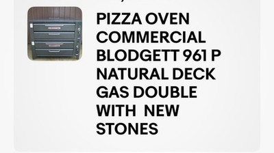 Blodgett Pizza Ovens