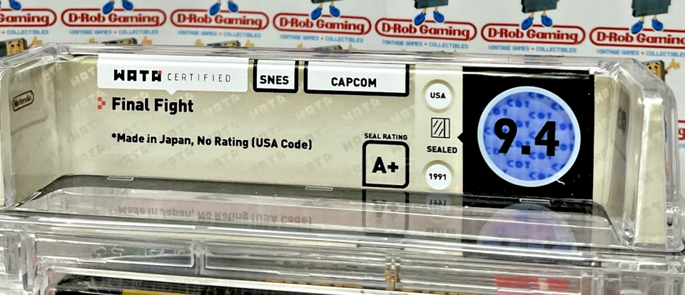 Final Fight Super Nintendo SNES New Sealed WATA CGC VGA PSA Graded 1 2 3 JAPAN - Image 3 of 4