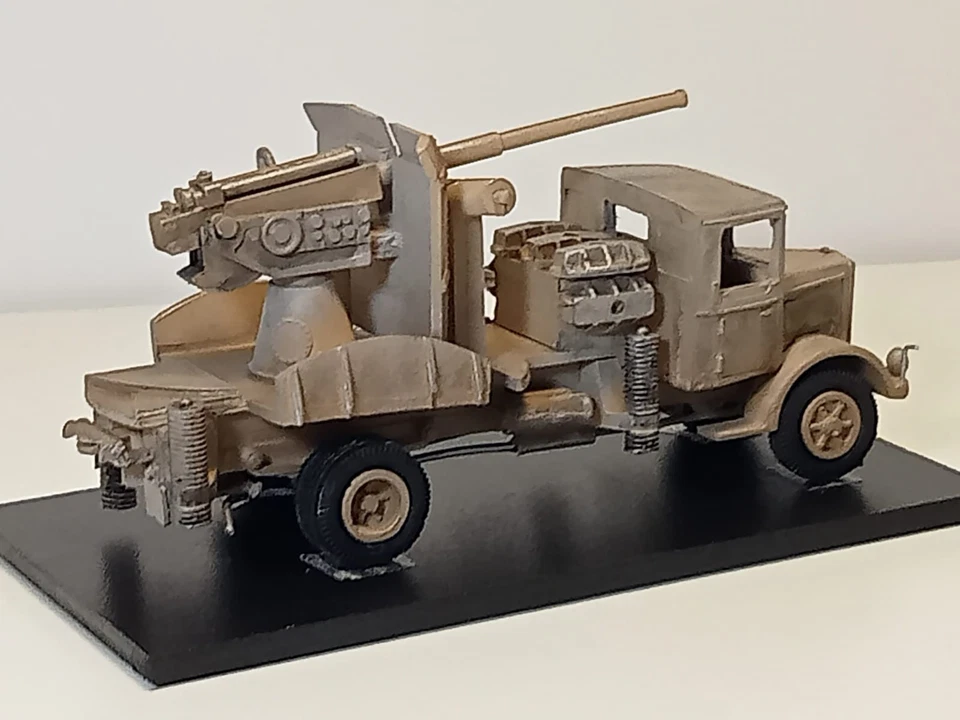 DOC MILITARY DM 72312 LANCIA 3RO MILITARE CON CANNONE 90/53 in postaz scala 1:72 - Immagine 3 di 4