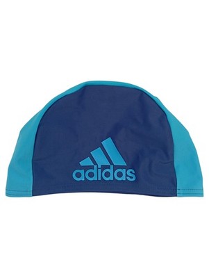 Adidas Badekappe Blau Schwimmkappe für Damen Herren Kinder