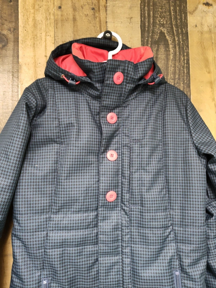 Special Blend女式滑雪板滑雪夹克小号黑色蓝色防水 — 第 4/4 张图片