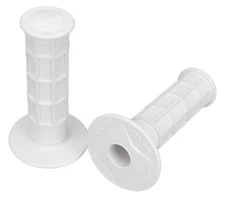 AME Full Waffle old school BMX bicycle grips - WHITE