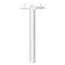 12" Clear Acrylic T-Square Ruler for Easy Reference While Crafting T-Square R...