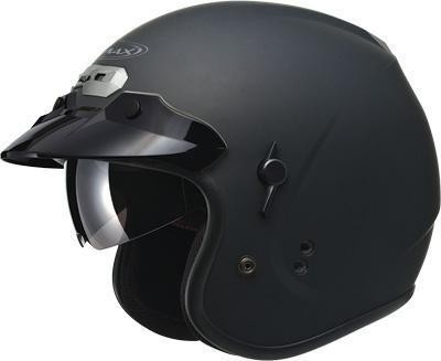 G-Max G1320075 GM32S Solid Helmet Md Flat Black