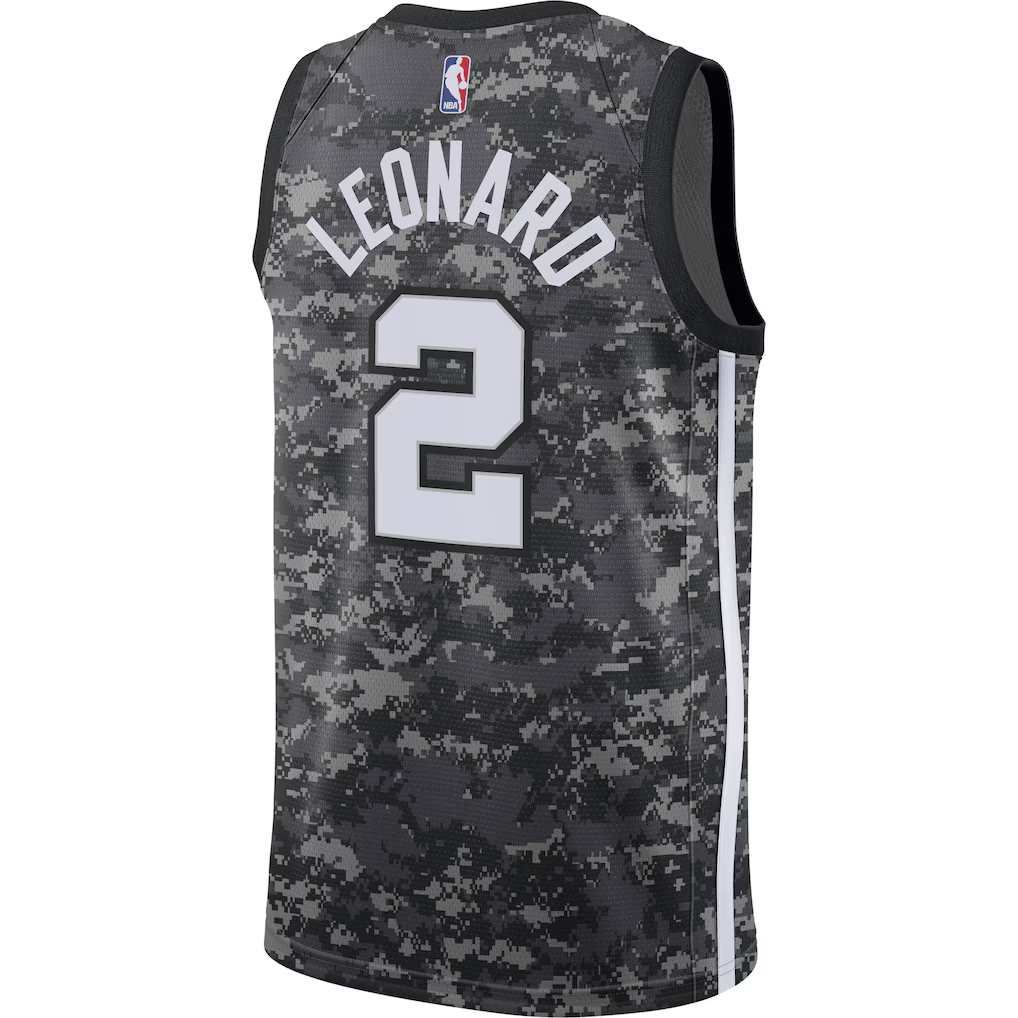 Kawhi Leonard San Antonio Spurs Nike 2017/18 City Edition Swingman