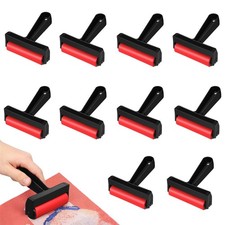 10 Pcs Red Roller Mini Tools Hand Tools Tools Printmaking Brayer Hard Rubber ...